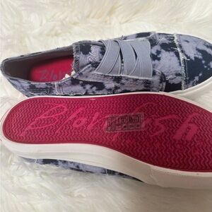 Blowfish Blue Tie-Dye Slip-On Shoes